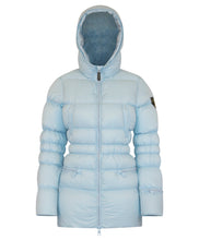 Load image into Gallery viewer, Earth Spirit Long Down Jacket | Light Denim
