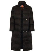 Load image into Gallery viewer, Posh Long Vegan Down Coat | Black
