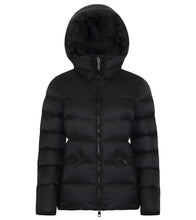 Load image into Gallery viewer, Eira Short Down Jacket | Matte Black &amp; Black

