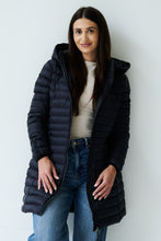 Load image into Gallery viewer, Julie Vegan Down Coat | Black 3
