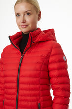 Load image into Gallery viewer, Julie Vegan Down Coat | Chili Red 4
