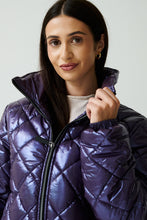 Load image into Gallery viewer, Stella Vegan Down Bomber | Aubergine 2
