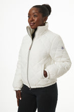 Load image into Gallery viewer, Stella Vegan Down Bomber | White 2
