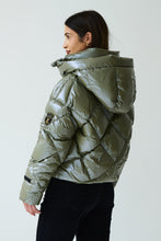 Load image into Gallery viewer, Zoe Down Bomber Jacket | Olive 2
