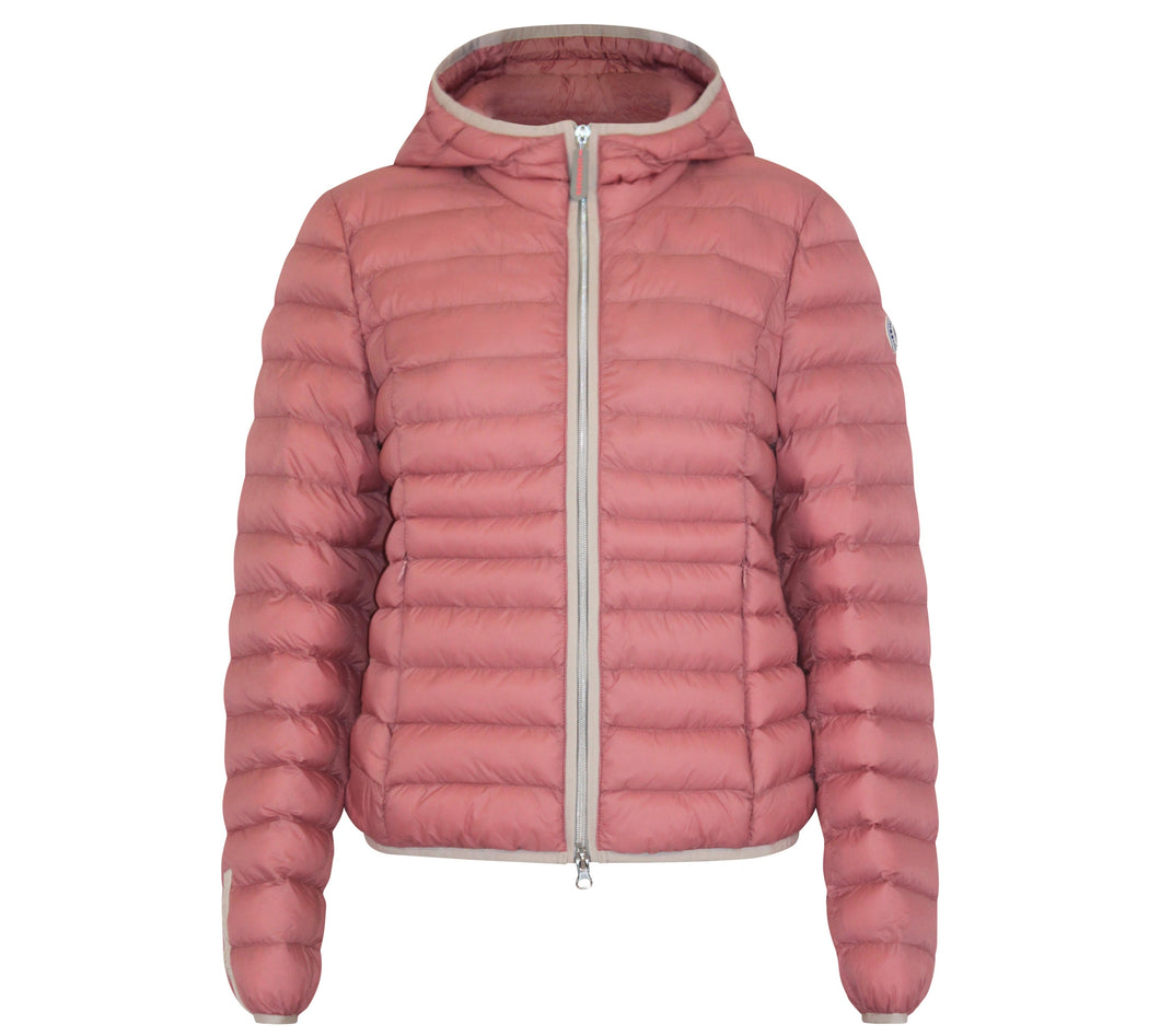 Elfy Vegan Down Short Jacket | Dusty Rose