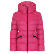 Load image into Gallery viewer, Eira Short Down Jacket | Rose Pink &amp; Black
