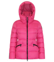 Load image into Gallery viewer, Eira Short Down Jacket | Rose Pink &amp; Black
