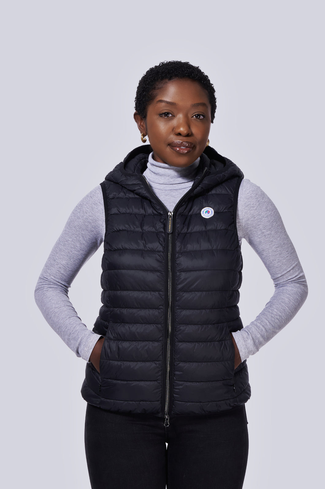 Arwen Vegan Down Vest | Black 2