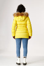 Load image into Gallery viewer, Earth Spirit Long Down Jacket | Bumblebee &amp; Linen 4
