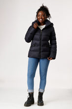 Load image into Gallery viewer, Eira Short Down Jacket | Matte Black &amp; Black 2
