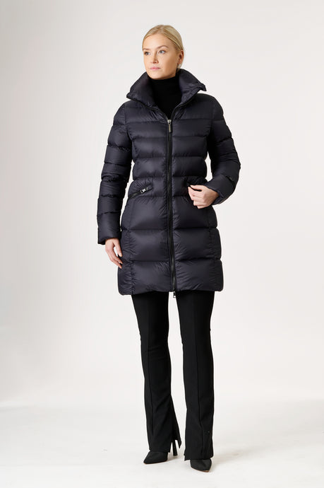 Elsa Down Coat | Black 3