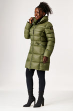 Load image into Gallery viewer, Elsa Down Coat  | Military 2
