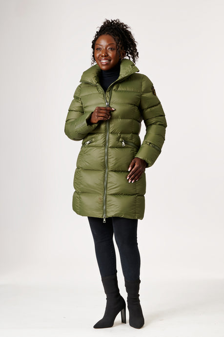 Elsa Down Coat  | Military