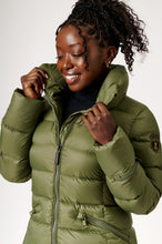Load image into Gallery viewer, Elsa Down Coat  | Military 3
