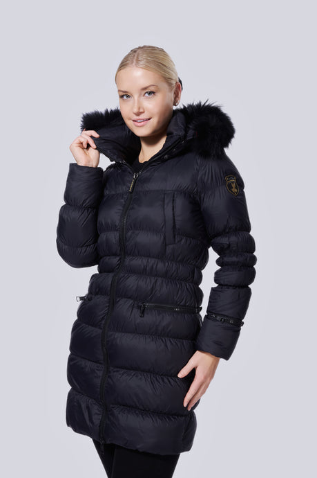 Frost Long Down Jacket | Black 2