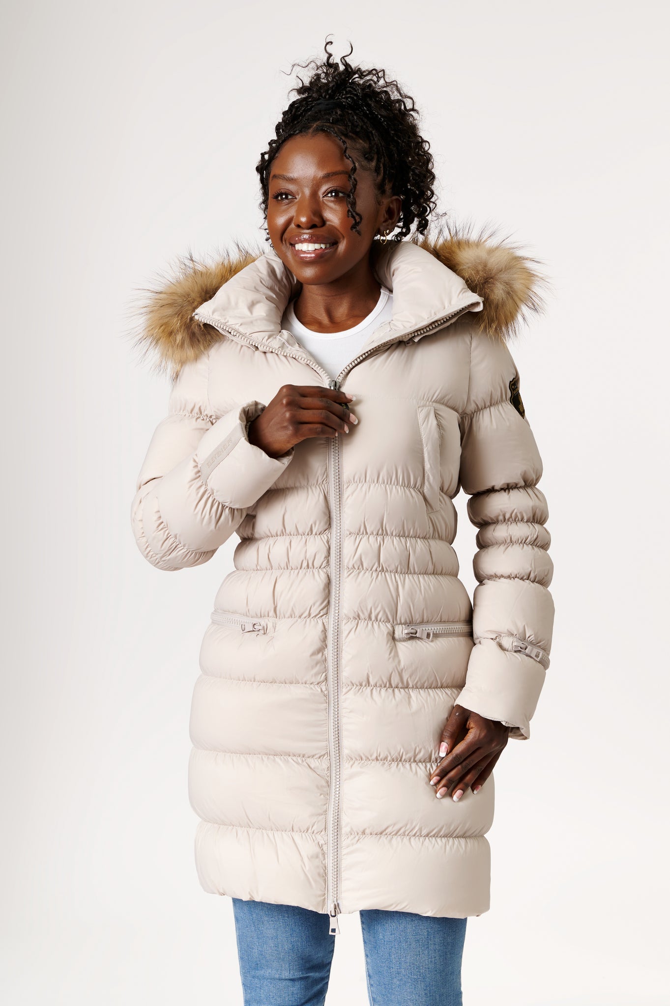 Full length down jacket 2025
