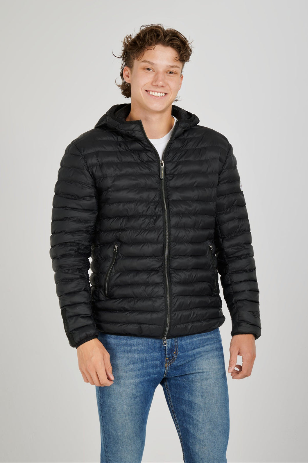 James Short Vegan Down Jacket | Black