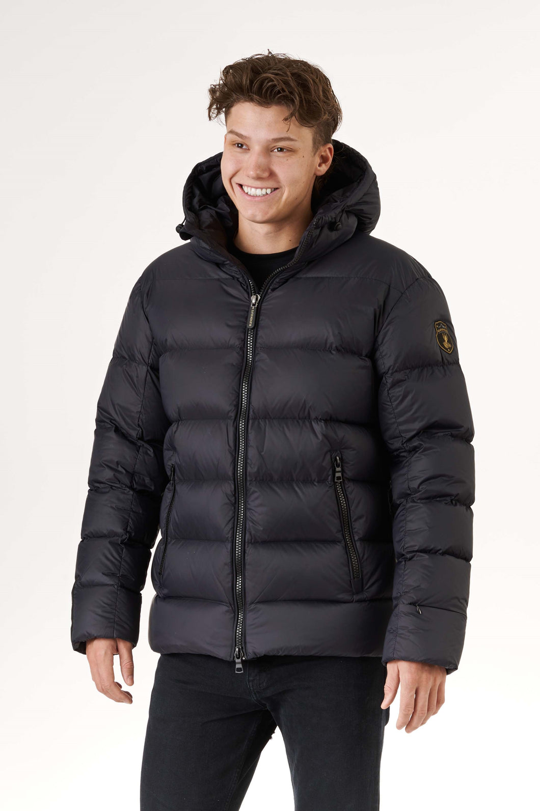 Mason Short Down Jacket | Black