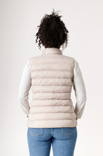 Load image into Gallery viewer, Melian Short Vegan Down Vest | Linen 4

