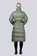 Load image into Gallery viewer, Posh Long Vegan Down Coat | Military 4
