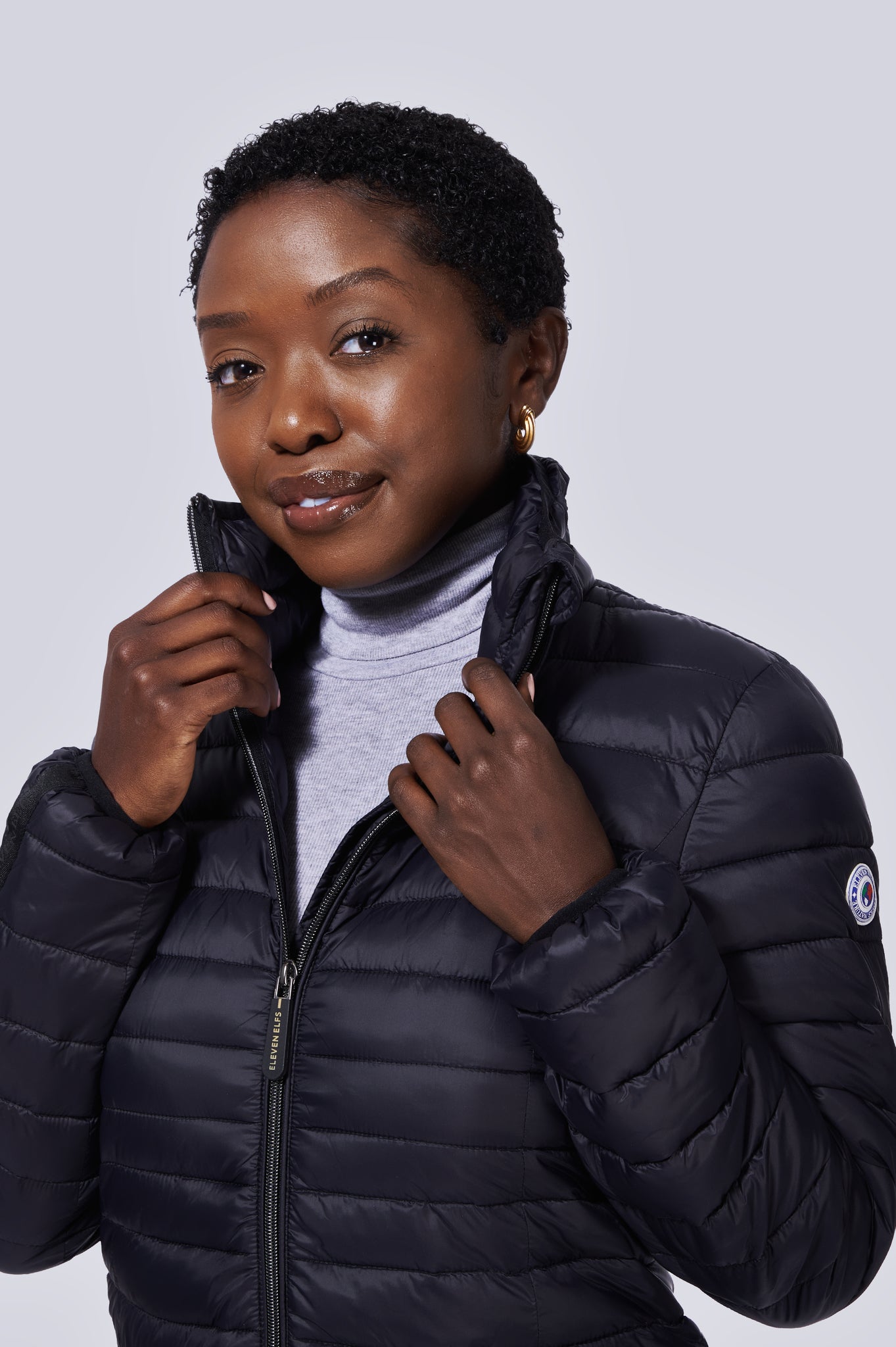 Shannon Vegan Down Coat | Black – Eleven Elfs US