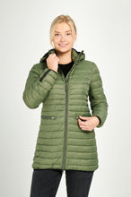 Load image into Gallery viewer, Shannon Vegan Down Jacket  | Military 3
