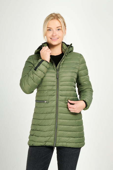 Shannon Vegan Down Jacket  | Military 3